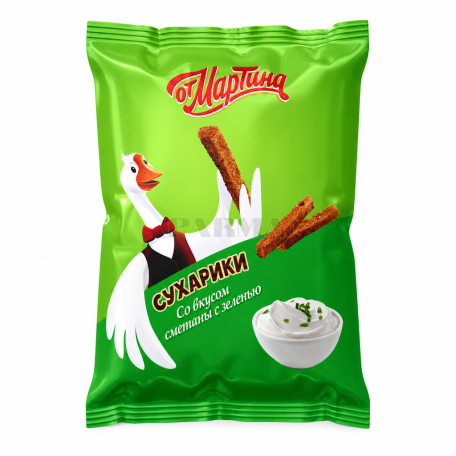 Crispbreads "Ot Martina" sour-cream, greens 60g