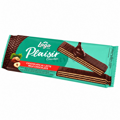 Waffle "Lago Plaisir" milk chocolate 120g