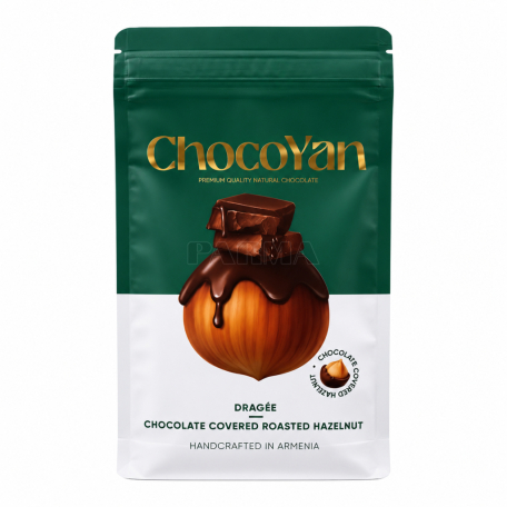 Драже "Choco Yan" фундук, молочный, тёмный шоколад 200г