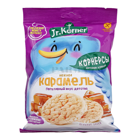 Հացիկ «Dr. Korner» բրինձ, կարամել, առանց գլյուտեն 30գ