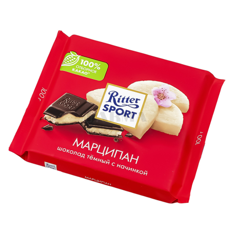 Շոկոլադե սալիկ «Ritter Sport» մարցիպան 100գ