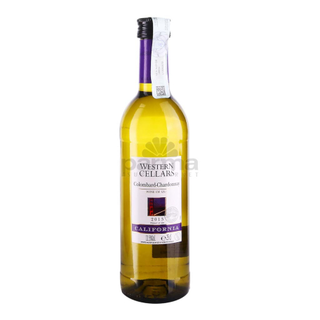 Գինի «Western Cellars Colombard Chardonnay California» 250մլ