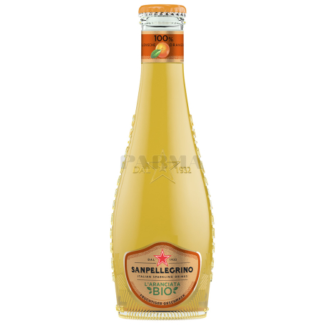 Освежающий напиток `San Pellegrino Aranciata` апельсин 200мл