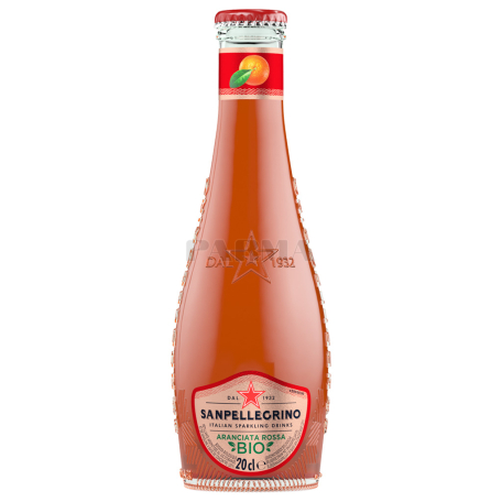 Освежающий напиток `San Pellegrino Aranciata Rossa` 200мл