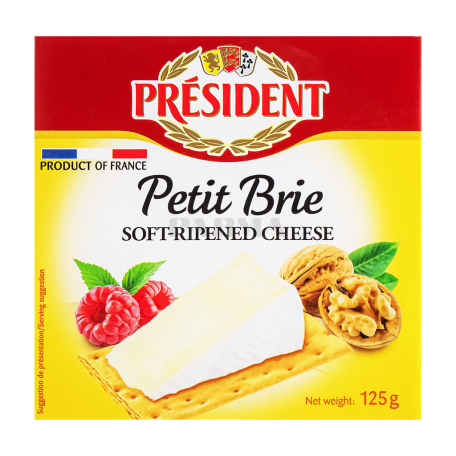 Cheese "President Petit" brie 50% 125g
