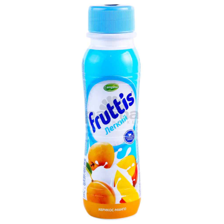 Йогурт питьевой `CampinaFruttis` 0.1% манго, абрикос 285г