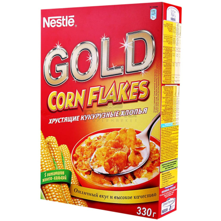 Փաթիլներ եգիպտացորենի «Nestle Gold» 330գ