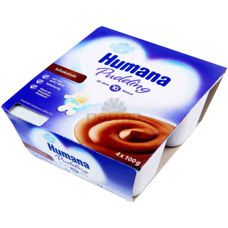 Пудинг `Humana` шоколадный 4x100г