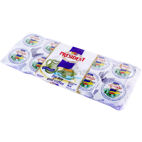 Սերուցք «President» թեյի, սուրճի 10% 10գ