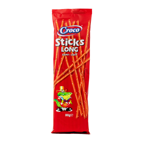 Աղի ձողիկներ «Croco Sticks Sare Salt» 80գ