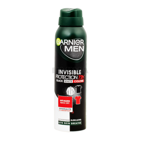 Antiperspirant "Garnier Men Invisible Mineralite" 150ml