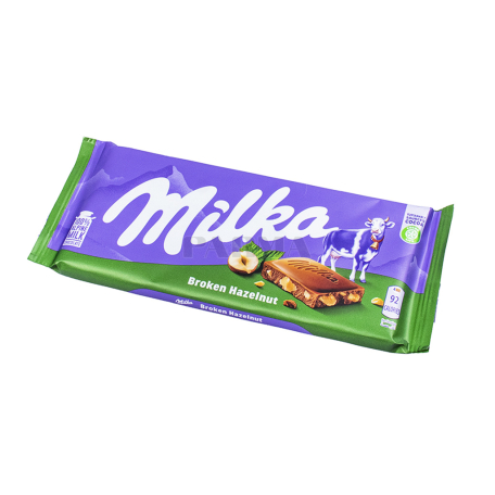 Շոկոլադե սալիկ «Milka» պնդուկ 100գ