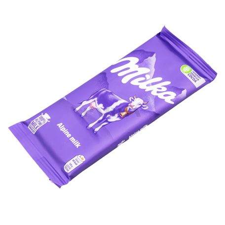 Chocolate bar "Milka Alpine" milk 100g