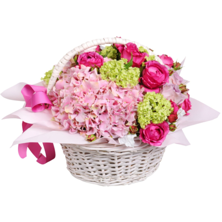 Կոմպոզիցիա «Latona Flowers» դրախտավարդ, պիոն