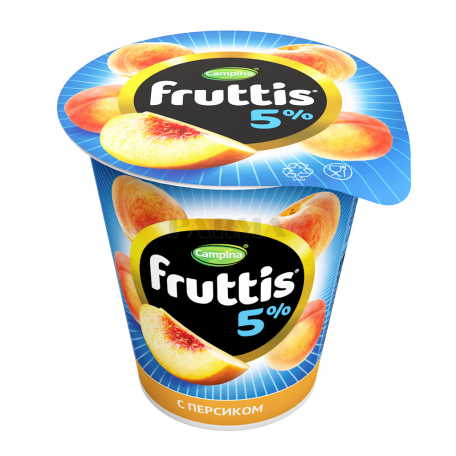 Յոգուրտային արտադրանք «Campina Fruttis» դեղձ 5% 290գ