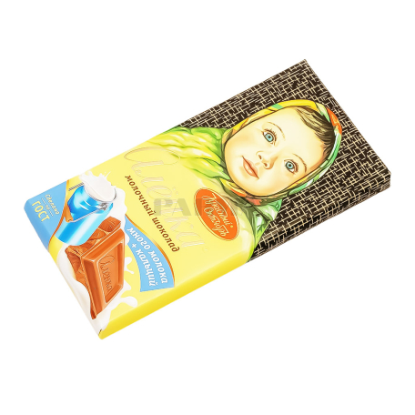 Chocolate bar "Alyenka" milky, calcium 100g