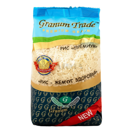 Рис "Granum Trade Premium" круглозерный 800г