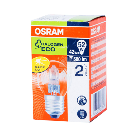 Լամպ «Osram Halogen Classic P» E27/42W/230V
