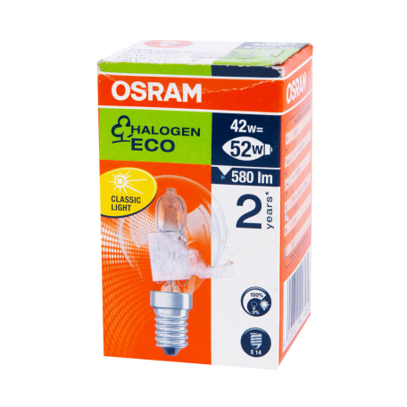Լամպ «Osram Halogen Classic P» E14/42W/230V