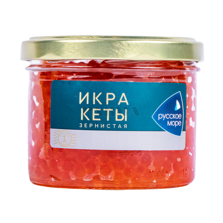 Икра лососевая "Русское Море" кета 210г