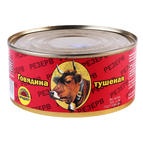 Canned beef 