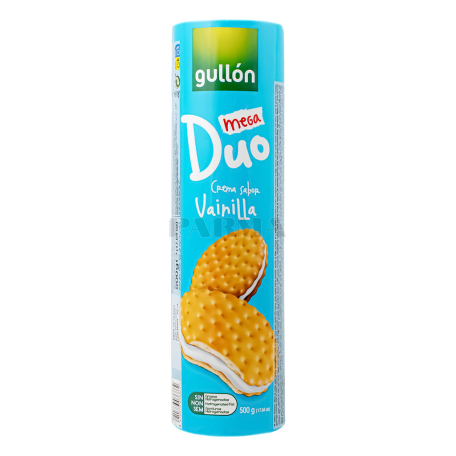 Թխվածքաբլիթ «Gullon Mega Duo» վանիլային 500գ