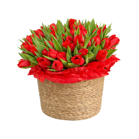 Կոմպոզիցիա «Latona Flowers» կակաչ 101հատ