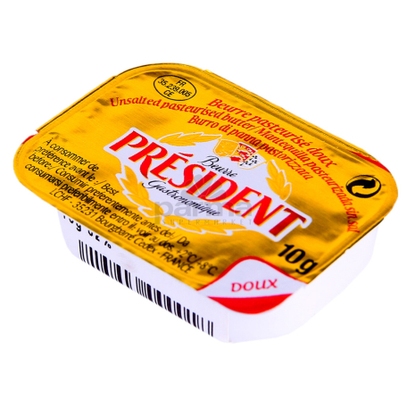 Масло `President` 82% 10г