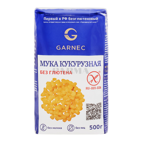 Мука "Гарнец" кукурузная, без глютена 500г