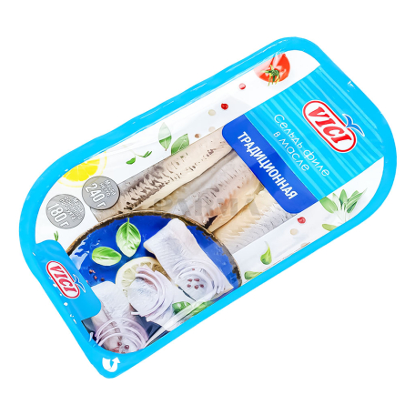 Ծովատառեխի փափկամիս «Vici» ավանդական, ձեթի մեջ 240գ