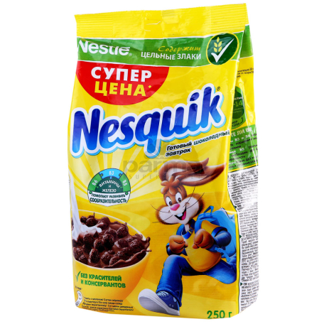 Պատրաստի նախաճաշ «Nestle Nesquik» շոկոլադե 250գ