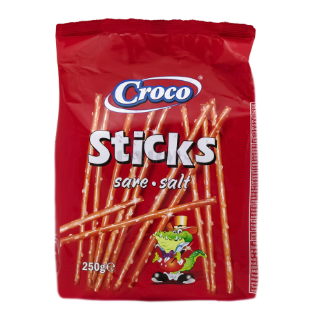 Աղի ձողիկներ «Croco Sticks Sare Salt» 250գ