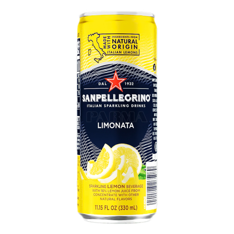 Զովացուցիչ ըմպելիք «San Pellegrino Limonata» կիտրոն 330մլ