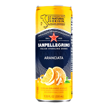 Զովացուցիչ ըմպելիք «San Pellegrino Aranciata» նարինջ 330մլ