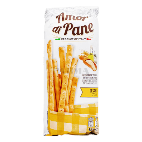 Breadsticks "Amor di Pane" grissini, with sesame 125g