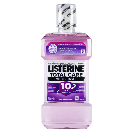 Ողողման հեղուկ «Listerine Total Care Milder Taste» 500մլ
