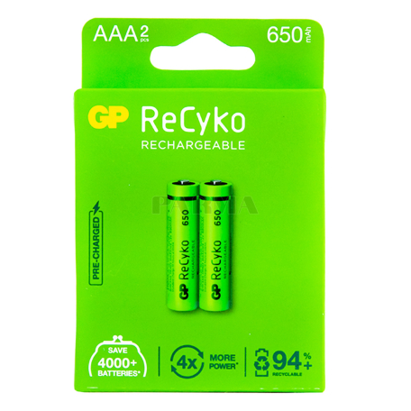 Մարտկոց լիցքավորվող «GP Rechargeable» AAA 1.2v