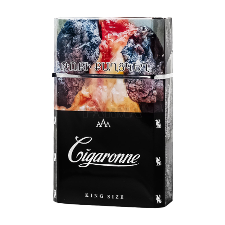 Ծխախոտ «Cigaronne King Size Black»
