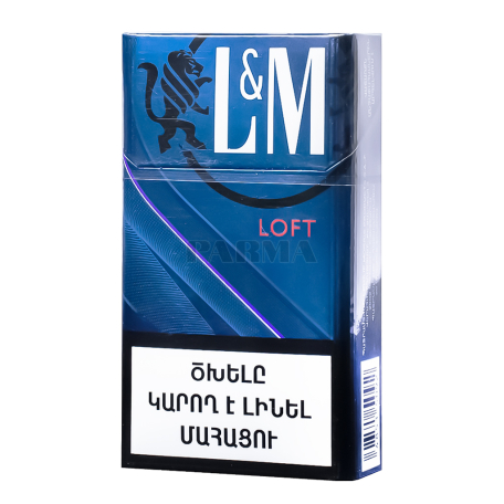 Ծխախոտ «L&M Loft Neon Blue»