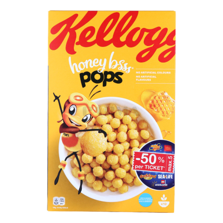 Овсяные хлопья `Kellogs Honey` 375г