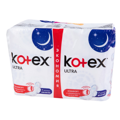 Միջադիր «Kotex Ultra Dry & Soft Night Duo»
