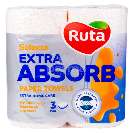 Թղթե սրբիչ «Ruta Selecta» եռաշերտ 2հատ