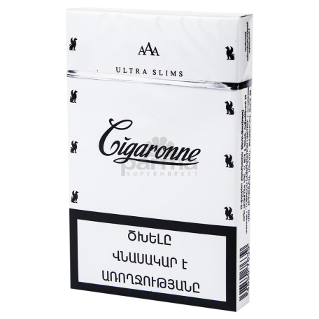 Ծխախոտ «Cigaronne Ultra Slims White»
