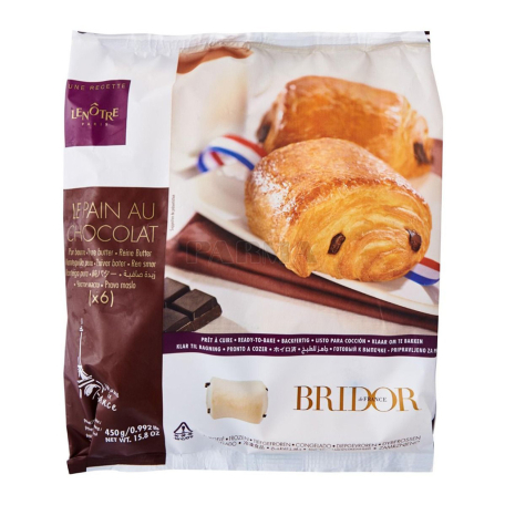 Croissant `Bridor Lenotre` with chocolate filling 450g
