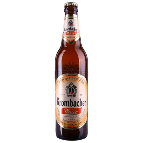 Пиво `Krombacher Weizen` 500мл
