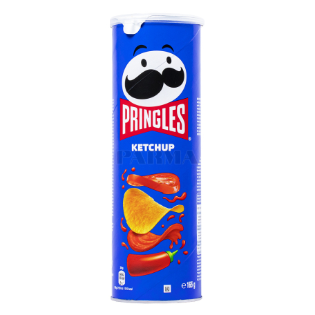 Չիպս «Pringles Pringles» կետչուպ 165գ