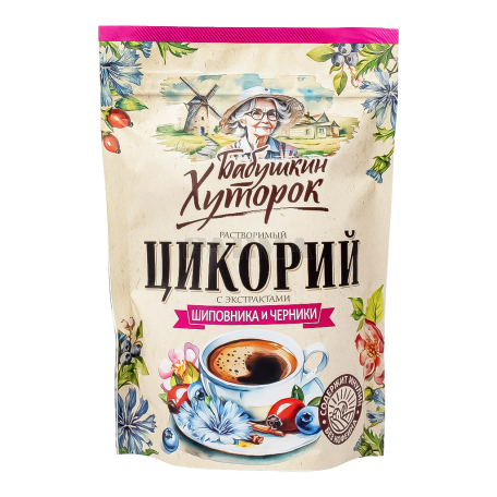 Цикорий "Бабушкин Хуторок" черника, шиповник 100г