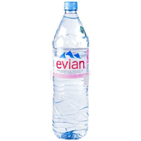 Вода родниковая `Evian` 1.5л