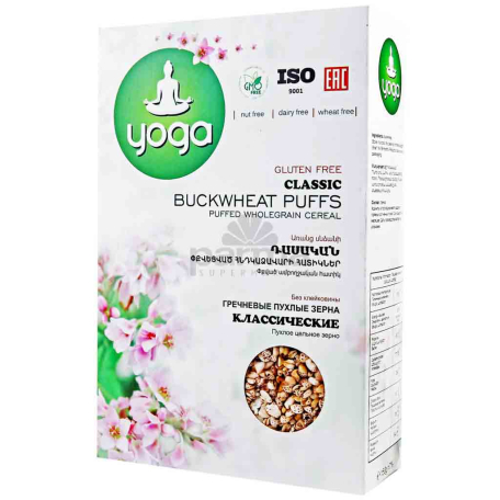 Հնդկաձավար փքեցված «Յոգա» դասական, առանց գլյուտեն 150գ