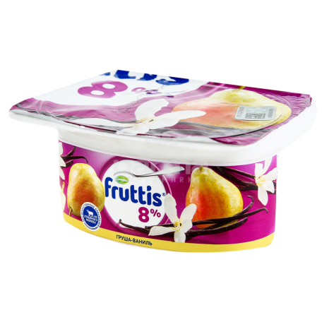 Йогурт `Campina Fruttis` груша, ваниль 8% 115г